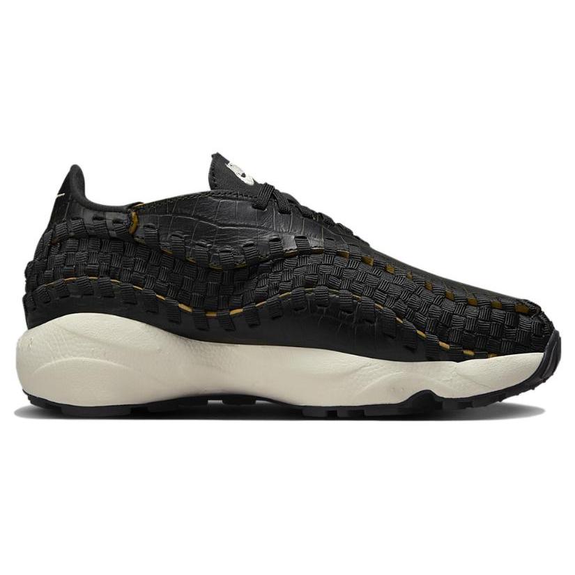 New Nike Air Footscape Woven Prm Black Croc Women's FQ8129-010