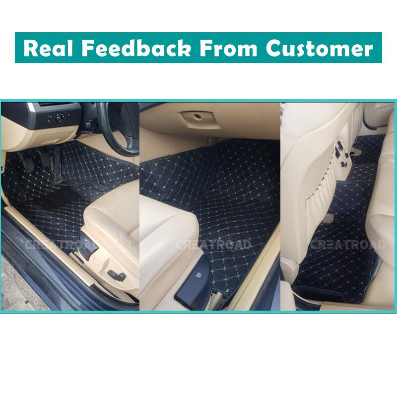 For BMW 5 Series E60 F10 G30 G60 2003-2025  Car Floor Mat Automobile Carpet Cover Interior Accessories Protective