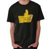 Evil Villain Magic Stone Gauntlet Thumbs Up Womens or Mens Crewneck T Shirt Tee