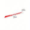 4pcs/set Car Wheel Hub Sport Emblem Sticker