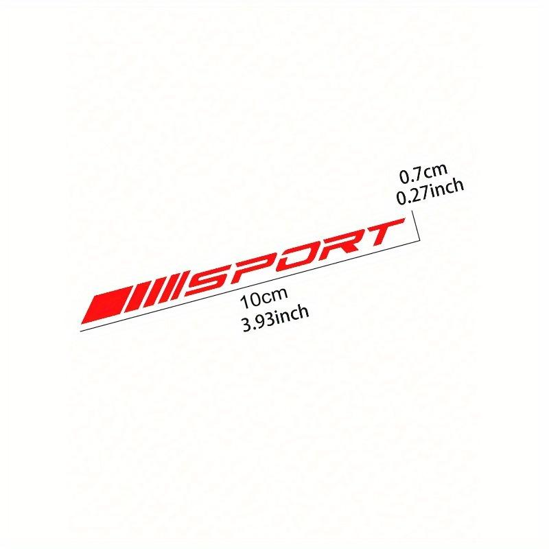 4pcs/set Car Wheel Hub Sport Emblem Sticker