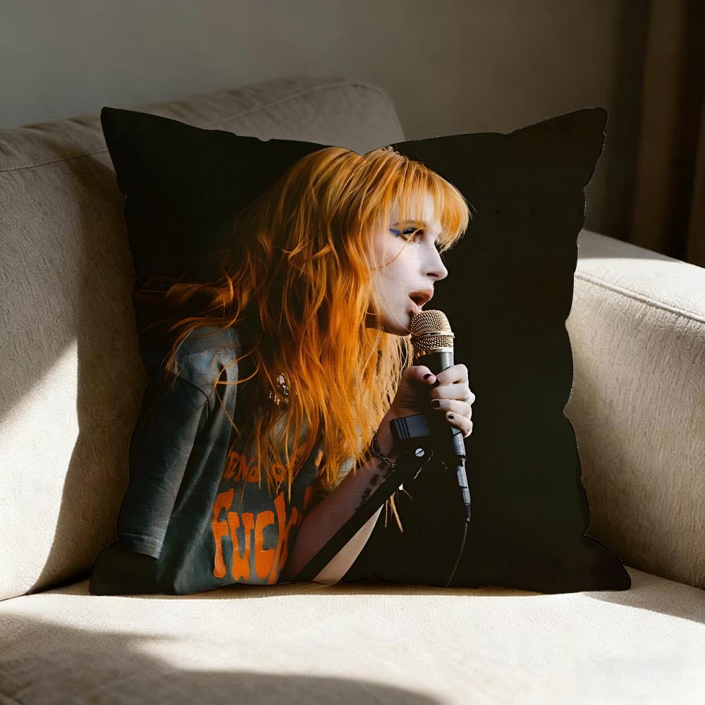 Hayley W-Williamss Singer Pillow Case Pillowcase, Double-Sided Printed, Sofa Cushion, Bedroom Headboard Pillow