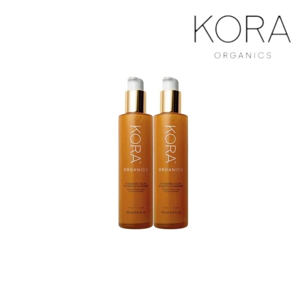 

Kora Organics Turmeric Glow Foaming Cleanser 150ml (2 bottles)