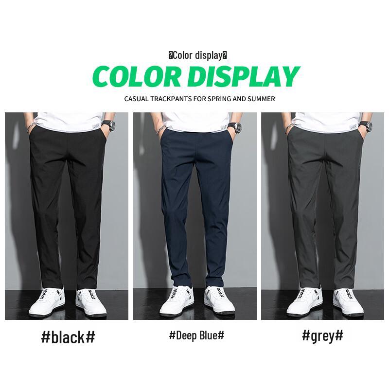 MIIOW Men's Thermal Fleece-lined Straight-Leg Casual Pants