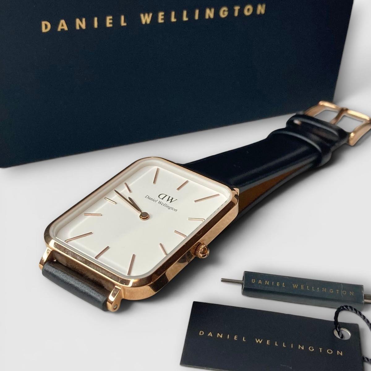 Used Extremely Beautiful Daniel Wellington Square Watch Quadro Quadro Almost Unused Battery Replaced
