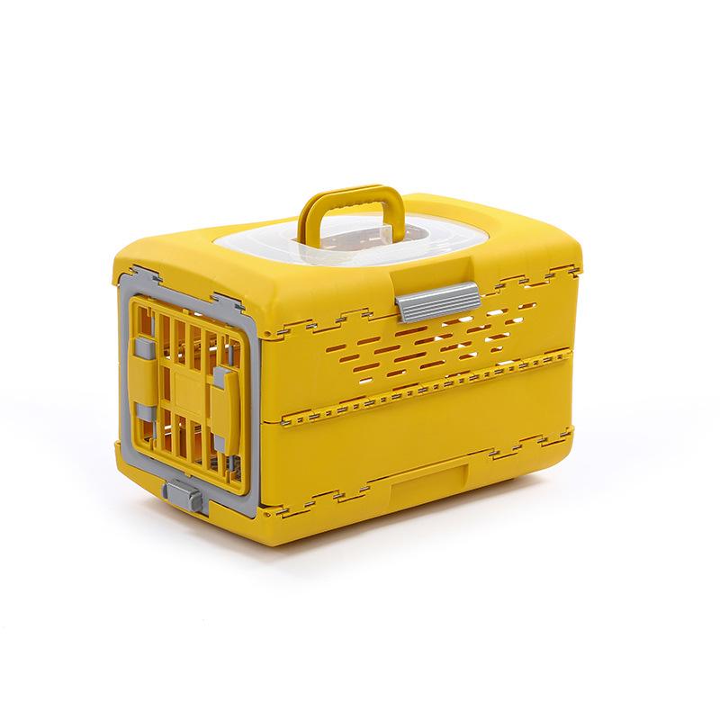 Portable Cat Crate Portable Collapsible Dog Crate Outdoor Breathable Space Capsule Pet Air Boxes