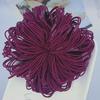 Korean Style Elastic Black Hair Ring - Three-in-One Colorful Rubber Band 