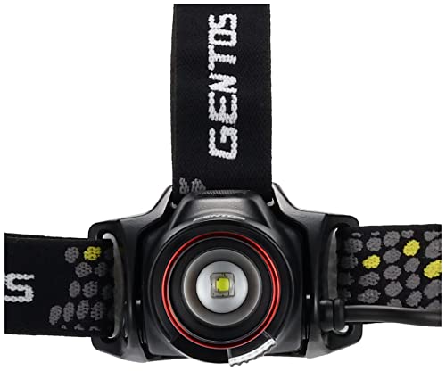 GENTOS LED Headlamp, AA Battery Operated, 300 Lumens, Waterproof, Long Render LR-H333D, Long Distance Illumination, Approximately 162m
