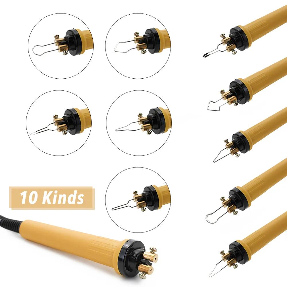 Wood Burner Pyrography Pen Burning Machine Gourd Crafts Tool Set With Welding Wire Top Adjustable Temperature