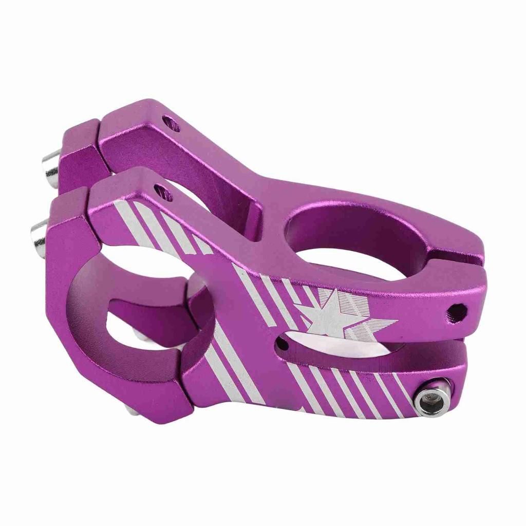 31.8mm Wytrzymałe Wsporniki Kierownicy Roweru Górskiego i Szosowego Stop Aluminium Wspornik Kierownicy Rowerowej Fioletowy