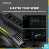 Sudokoo Proteus 360 Liquid CPU Cooler: 360mm AIO LCD CPU Cooler with Customizable 3.4-inch Digital Display - 30mm Thick Fan Water Cooling System