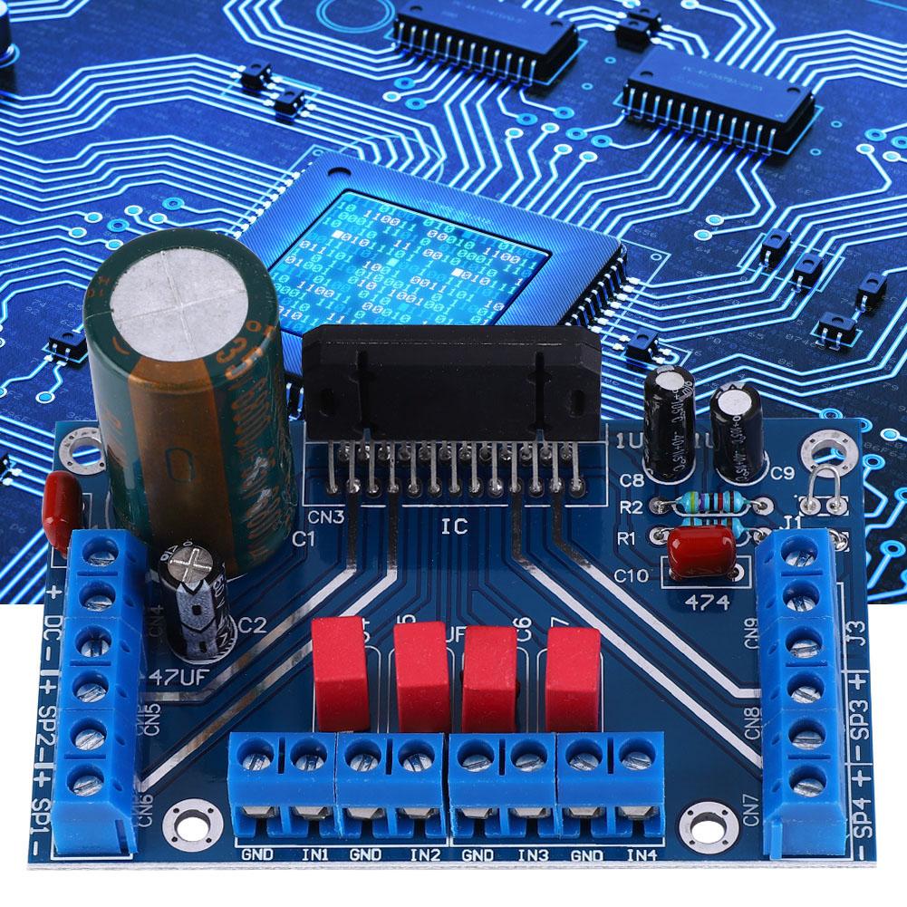 DC 12 14.5V 4 Channel Audio Amplifier Board 4 X 41W Car Amp BTL Board