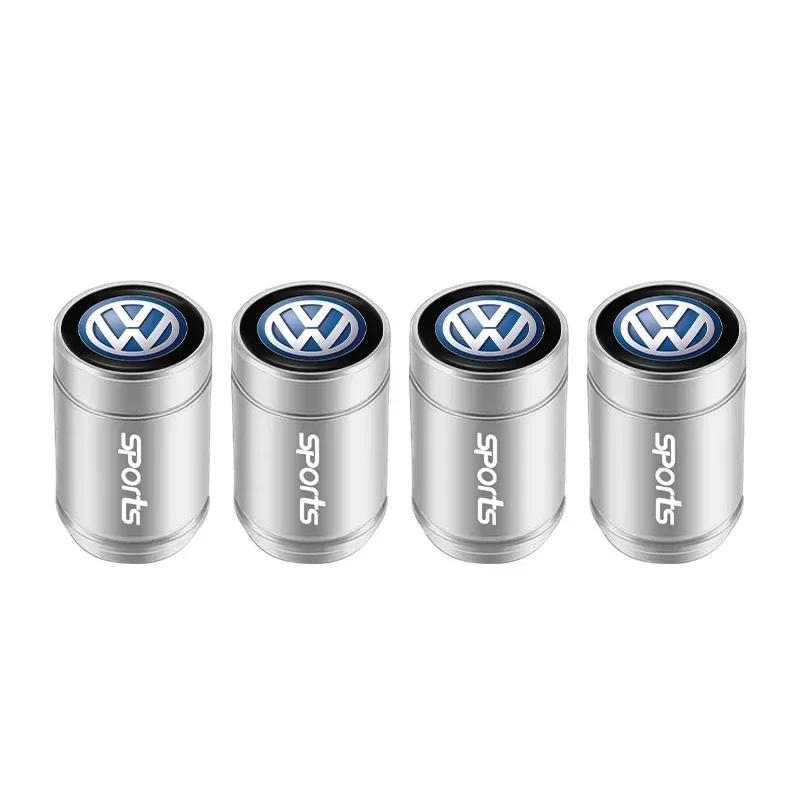 Car Styling Metal Car Tire Valve Caps Dust Prevention Accessories For Volkswagen Golf GTI MK1 MK2 MK3 MK4 MK5 MK6 MK7 MK8