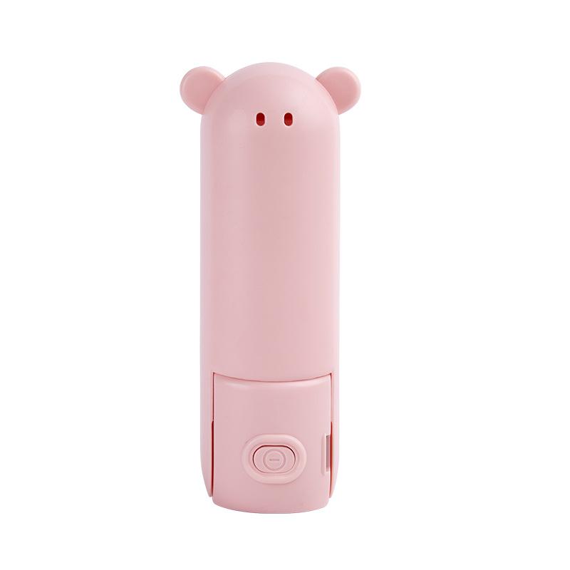 

Folding Fan, Portable Handheld Fan, Desktop Fan, Outdoor Small Fan with Long Battery Life, Compact and Easy To Carry рожевий