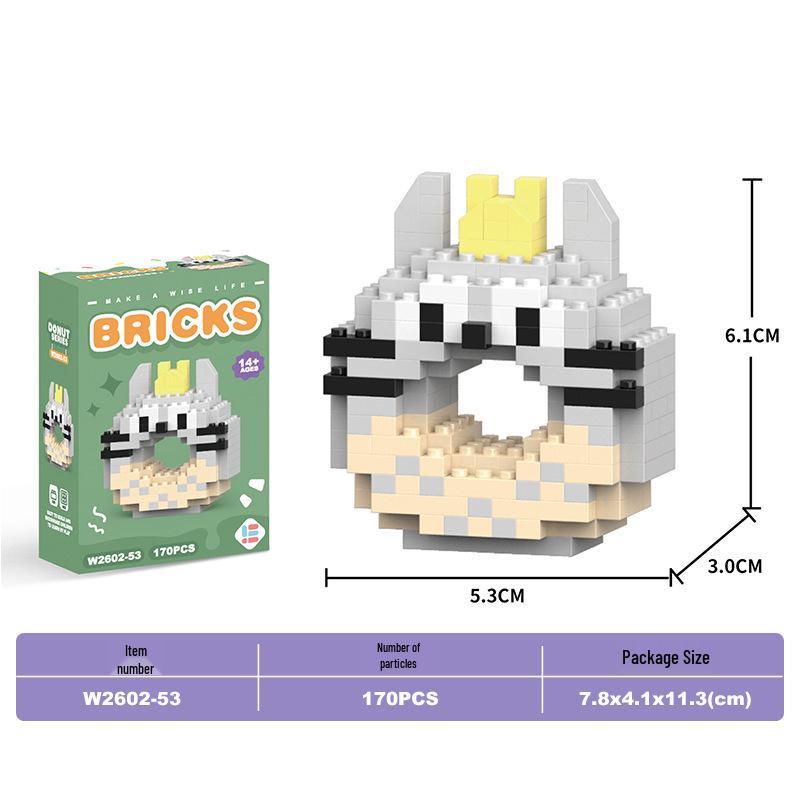 Lele Brothers Micro Building Blocks - Educational Small Animal Sets for Kids, Compatible with Lego, Boys' Toy Gifts