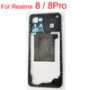For Realme 8i 8 Pro 8S 8 4G 5G Middle Frame Housing Bezel Middle Frame Cover With Side Button Camera Lens Cover Repair