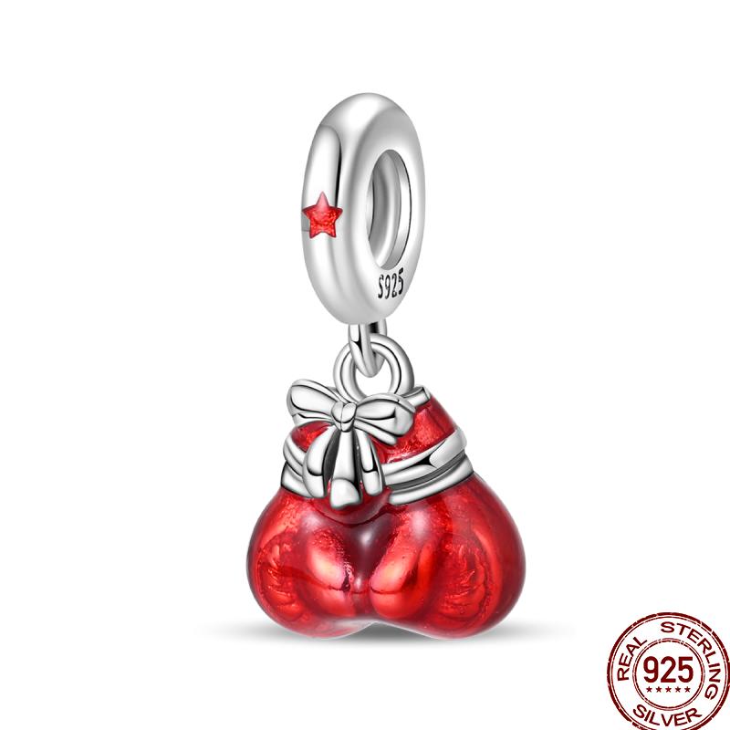 Copper Colorful Beads Youth Multi Series Shiny Inlaid Zircon Pendant Suitable For Pan Original Jewelry Gift