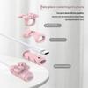 2 Pairs Silicone Charging Cable Protectors with Bowknot Design Fashionable Phone Accessories Wire End Guards for Cord