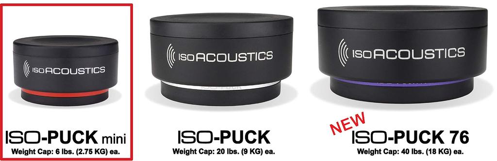 ISO ACOUSTICS mini set of 8 ISO-PUCK insulators,