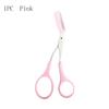 1 Pcs Eyebrow Trimming Scissors with Built-in Comb - Stainless Steel, Precise Grooming Tool, Creating Perfect Eyebrows