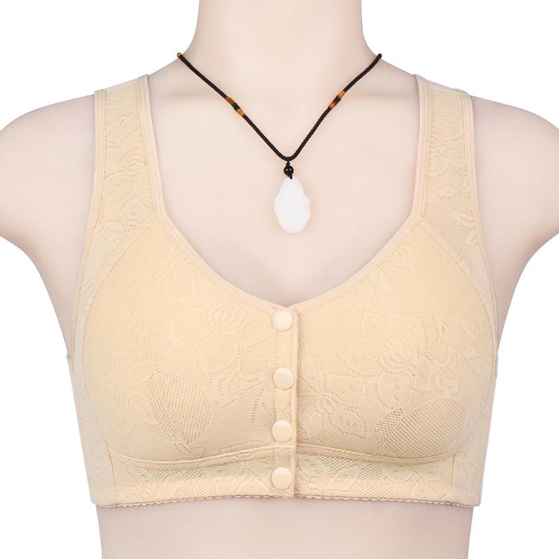 

Summer Lite Front Buckle Wireless Breathable Bra 105 абрикосовый