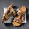 2024 British Men's Trendy Shoes Anti Slip Wear-resistant Soles Versatile Home Slippers Daily Outdoor Casual Sandals for Men's
