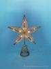 Wrought Iron Luminous Glitter Treetop Star Christmas Decoration