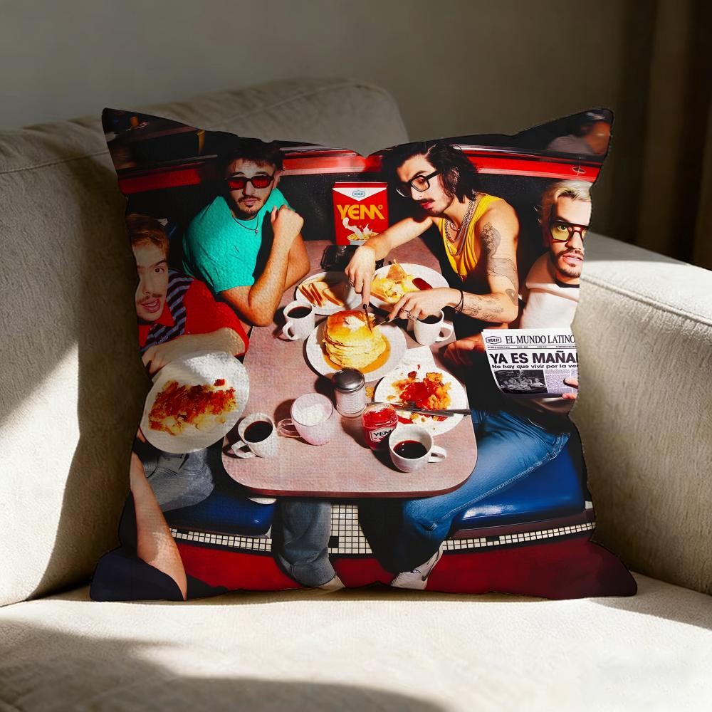 M-morat Band Pillow Case Pillowcase, Double-sided Printed, Sofa Cushion, Bedroom Headboard Pillow