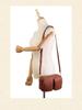 Johnature Genuine Leather Women's Bag Soft Cowhide Large Capacity Solid Color Multi Compartment Shoulder Crossbody Bag