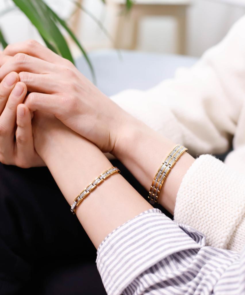 Sabona London 326 Executive Regal Duet Magnetic Bracelet