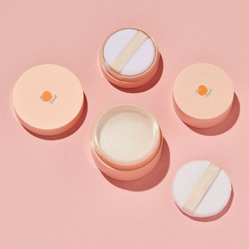 Pfirsichfarbenes, flauschiges Puder mit mehreren Finishes 15g