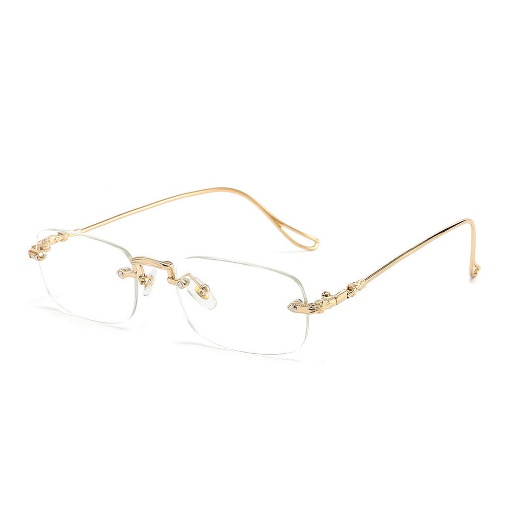 2PCSNew Fashionable Frameless High-definition Anti Blue Light Glasses Suitable For Both Men And Women Anti Fatigue Glasses20101