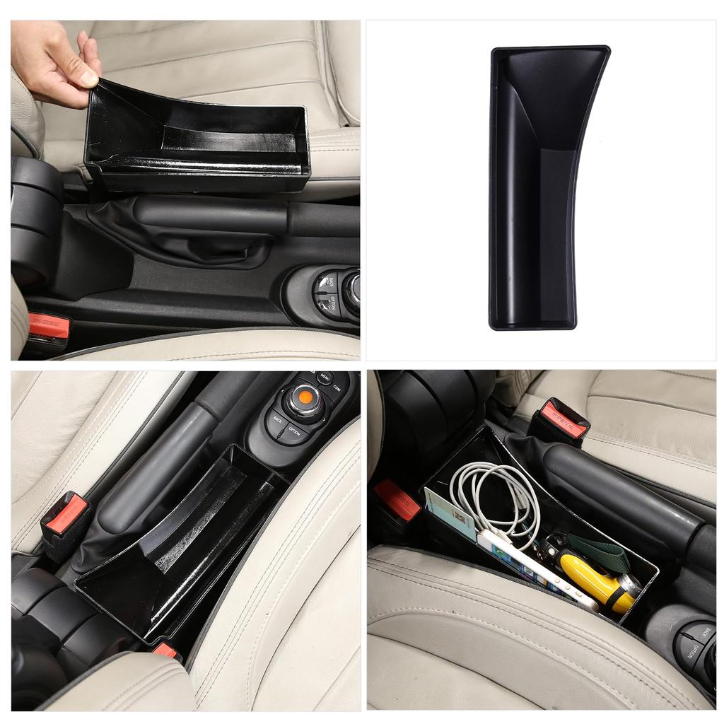 Sauicemy Console Box for BMW Mini Cooper (2014-2022), Central Control Storage Tray, Console Storage Tray, Gear Shift Insert Tray, Interior Parts and A