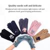 1 Pair Autumn Winter Women Gloves Thermal Screen Warm Motorcycle Riding Biking Hiking Fishing Skating Cycling Mittens