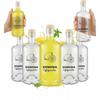 SET 30x TADEK BOTTLE 500ml PRINT LEMON LIQUEUR JUICE GIFT 0.5L