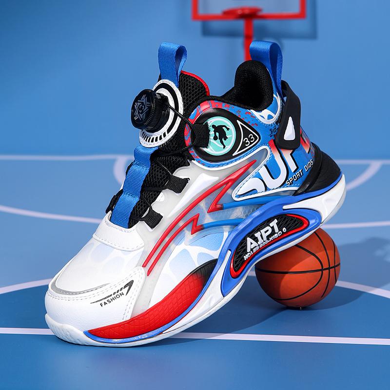 Children Sports Shoes Anti Slip Wear-resistant School Training Running Shoes Field Kids Basketball Shoes for Boys