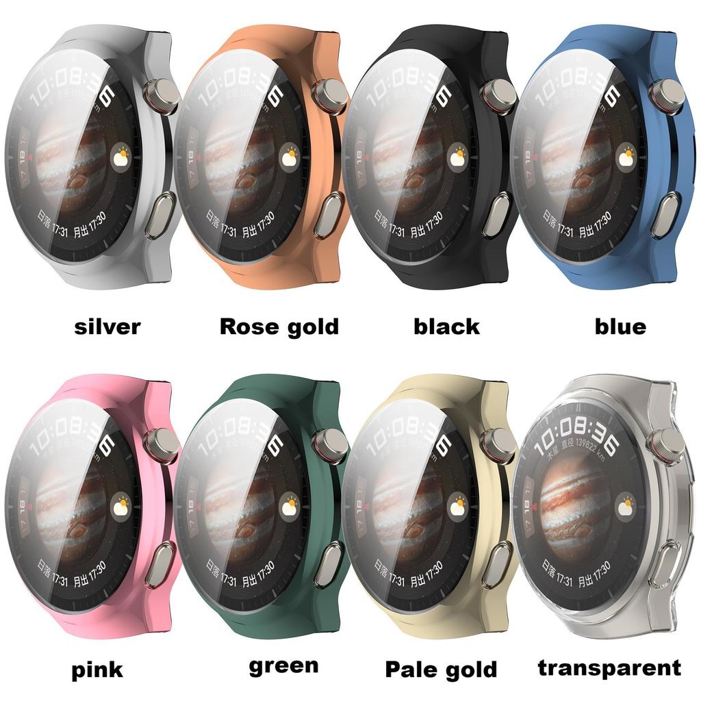 Soft TPU Full coverage shell For Huawei watch 4 Pro Screen protector For Huawei watch4 case Smart watches accessories