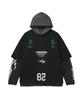 3-Layered Hoodie / Black