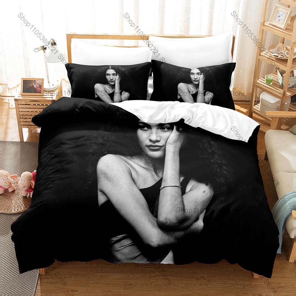 Olivia Dean Fan Merch Duvet Cover + 2 Pillowcases, Fashion Print Bedding Set for Music Lovers Collection