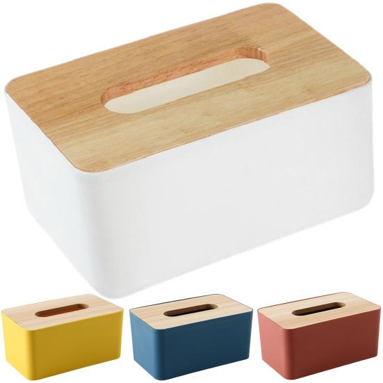 Cutie pentru șervețele în stil nordic Cutii de depozitare pentru șervețele detașabile din plastic pentru serviciu lung