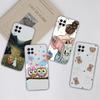 Phone Case For Samsung Galaxy A22 4G 5G Cover Silicone Transparent Fashion Love Heart Butterfly Protective For Samsung A 22 Capa