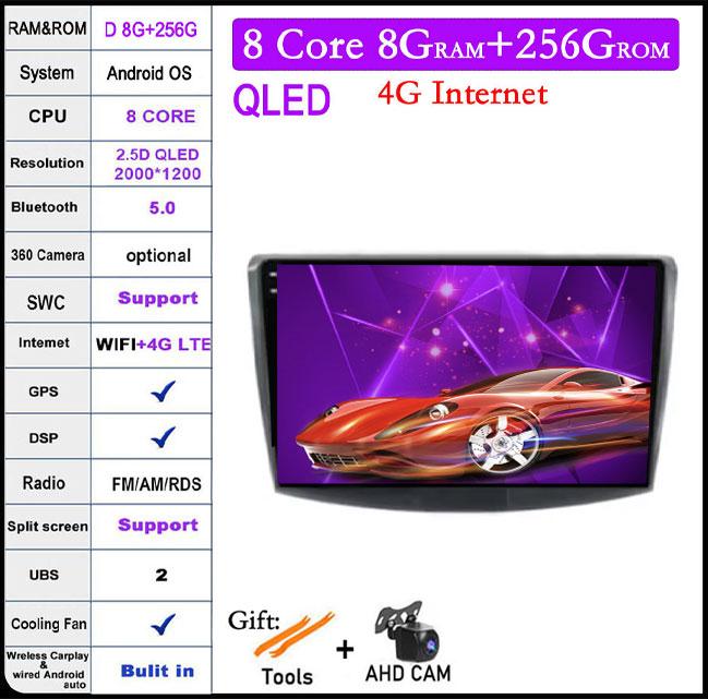 For Volkswagen VW Passat B6 B7 CC 2007-2016 Android 14 Car Radio Carplay Autoradio Player Stereo Video Multimedia GPS Navigation