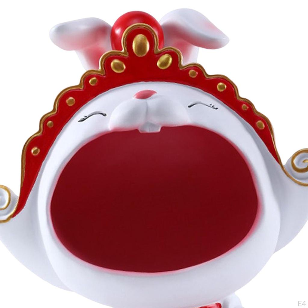 Statue Art Figurines Decoration Crafts Storage Container for Desktop Chains