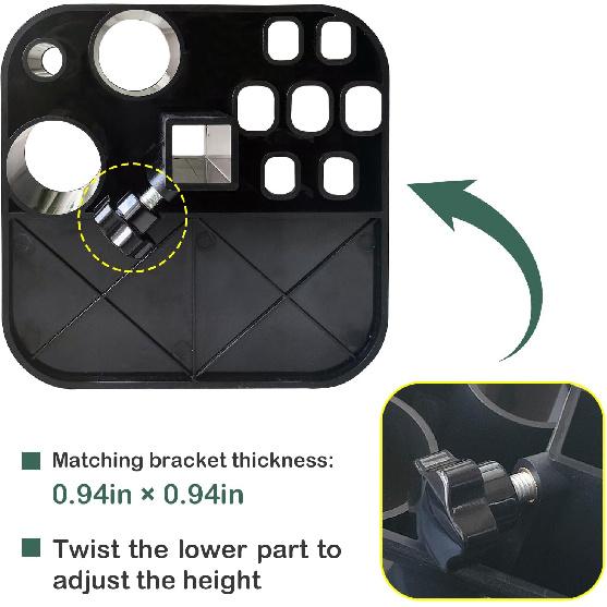 Portable Pet Grooming Tool, Dog Grooming Arm Accessories, Hairdressing Scissors Clips Brushes Organizer for Pet Shop