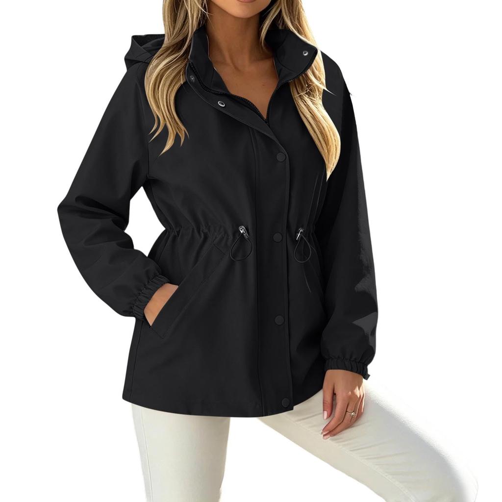 Women's Slim Fit Windbreaker Jacket for Outdoor Hiking