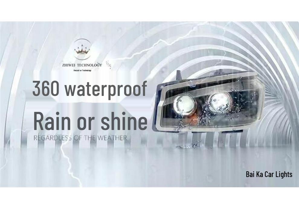Howo 380/336 All-LED Double Projector Headlight Assembly