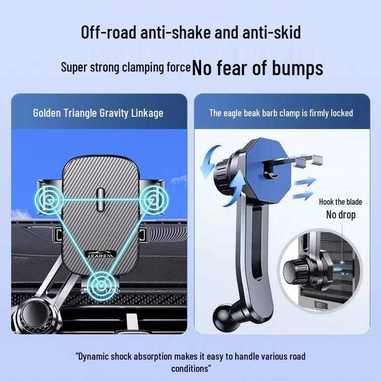 2026 Universal Car Air Vent Phone Mount, Extended Version with Hook for Navigation Support
