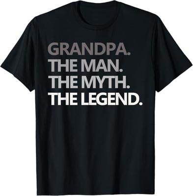 OPA DER MANN DER MYTHOS DIE LEGENDE Herren Geschenk Vatertags-T-Shirt