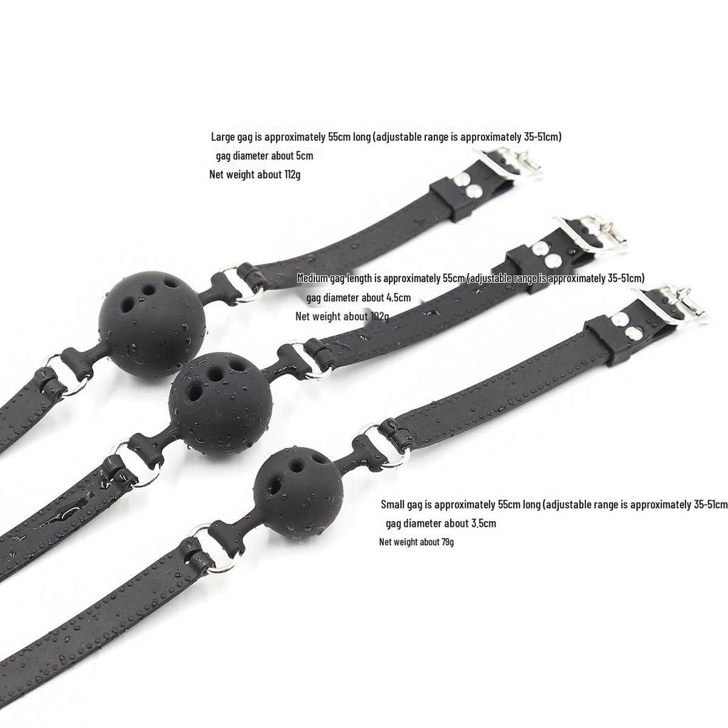 Silicone Saliva Ball Gag: Bondage Mouth Plug Alternative In Sex Toys.