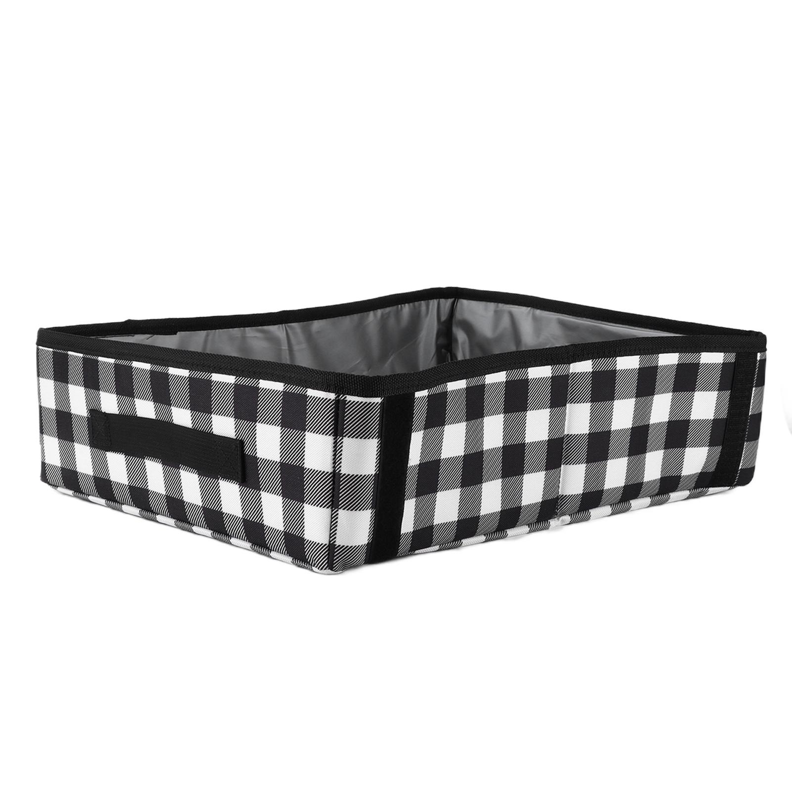 

Portable Litter Box Lightweight Waterproof Collapsible Travel Cat Litter Box for Cats